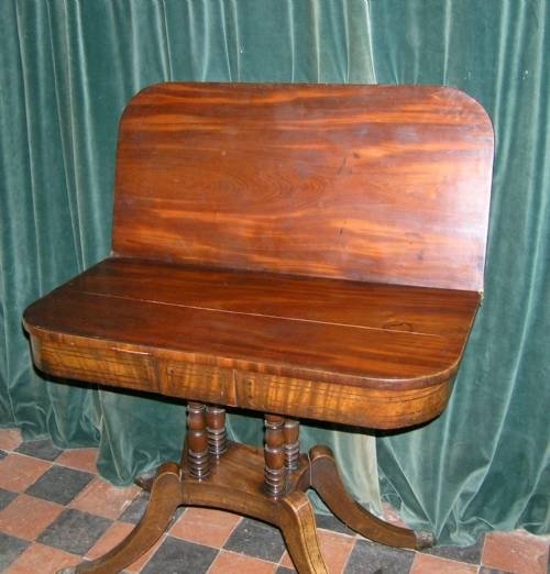 fig 2. Regency Period Mahogany Tea Table